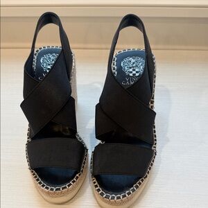 Vince Camuto Black Espadrille Sandals
